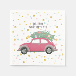 kerstmis, xmas, babyboy, kerstboom, auto servet