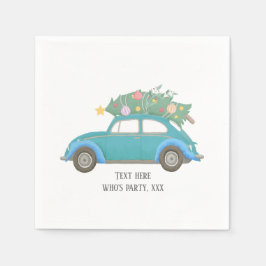 kerstmis, xmas, babyboy, kerstboom, auto servet