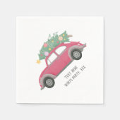 kerstmis, xmas, babyboy, kerstboom, auto servet (Voorkant)