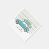 kerstmis, xmas, babyboy, kerstboom, auto servet (Hoek)