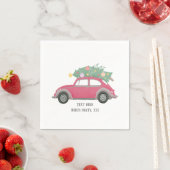 kerstmis, xmas, babyjongen, kerstboom, auto servet (Insitu)