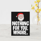 Kerstmis Xmas Niets Voor Jou Grappige Gift Kaart (Gele Bloem)