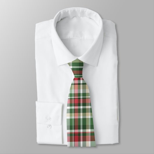 Kerstmis XMAS Pset Tartan Mannen Dress Stropdas (Gebonden)