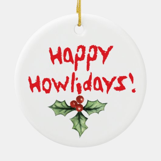 Kerstmis Xoloitzcuintli Keramisch Ornament (Achterkant)