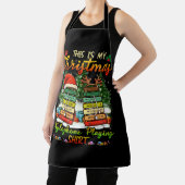 Kerstmis xylofoon spelen drie Santa Elf xyloph Schort (Insitu)