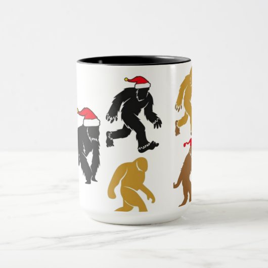Kerstmis Yeti Mok (Midden)