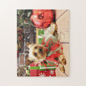 Kerstmis - Yorkie - Kinsey Legpuzzel (Verticaal)