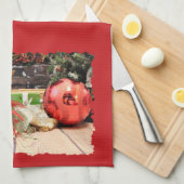 Kerstmis - Yorkie - Kinsey Theedoek (Quarter Fold)