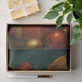 Kerstmis Yorkie op cadeau decoupage Tissuepapier (Geschenk)