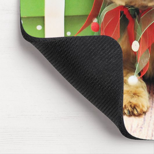 Kerstmis - Yorkie - Riley Muismat (Hoek)