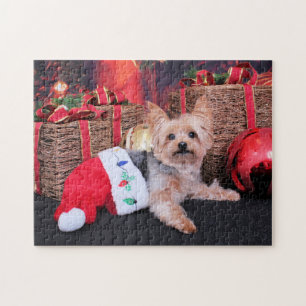 Kerstmis - Yorkshire Terrier - Vinnie Legpuzzel