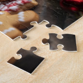 Kerstmis Yule Log Dessert Scene Legpuzzel (Zijkant)