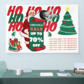 Kerstmis Zakelijke Verkoop Promotie Advertentie Spandoek (Beurs)