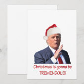 Kerstmis zal geweldig zijn. feestdagenkaart (Voorkant / Achterkant)