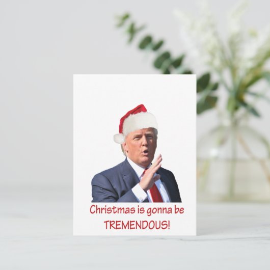 Kerstmis zal geweldig zijn. feestdagenkaart (Staand voorkant)