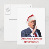 Kerstmis zal geweldig zijn. feestdagenkaart (Voorkant / Achterkant)