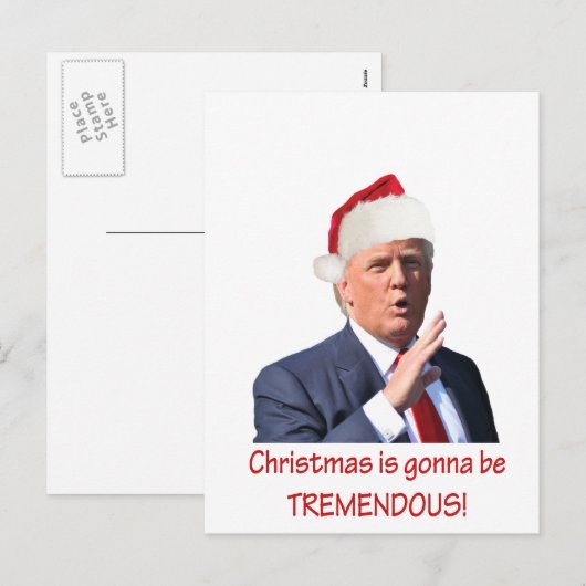 Kerstmis zal geweldig zijn. feestdagenkaart (Voorkant / Achterkant)