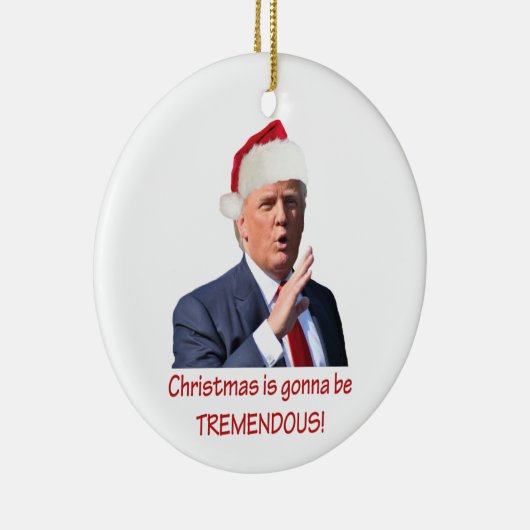 Kerstmis zal geweldig zijn. keramisch ornament (Rechts)