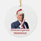 Kerstmis zal geweldig zijn. keramisch ornament (Voorkant)