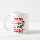 Kerstmis zal zus ruilen voor snoep Cane Xmas Fa Koffiemok (Links)