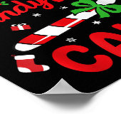 Kerstmis zal zus ruilen voor snoep Cane Xmas Fa Poster (Hoek)