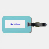 Kerstmis Zee Aangepast Bagagelabel (Achterkant horizontaal)