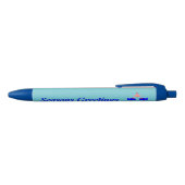Kerstmis Zee Aangepast Blauwe Inkt Pen (Bovenkant)
