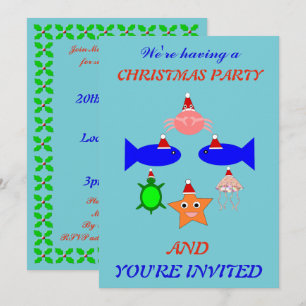 Kerstmis Zee Aangepast Kaart