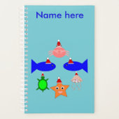 Kerstmis Zee Aangepast Planner (Voorkant)