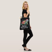Kerstmis Zeeschildpad Kerstman Hoed Kerstdraadverl Tote Bag (Op model)