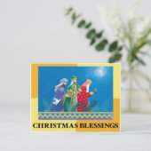 Kerstmis zegeningen briefkaarten (Staand voorkant)