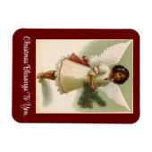 Kerstmis Zegeningen Engel Flexibele Magneet (Horizontaal)