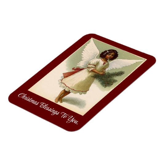 Kerstmis Zegeningen Engel Flexibele Magneet (Linkerzijde)