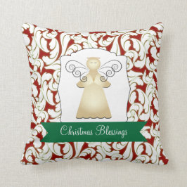 Kerstmis Zegeningen met Engel Kussen