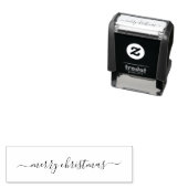 Kerstmis Zelfinkende Stempel voor Vakantiegroet (In situ)