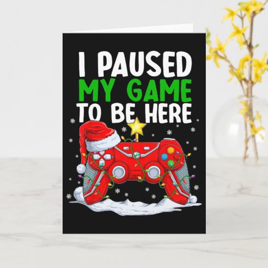 Kerstmis zette ik mijn spel even pauze om hier te kaart (Gele Bloem)