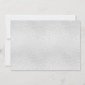 Kerstmis zilveren glitter fonkelt foto familie (Achterkant)