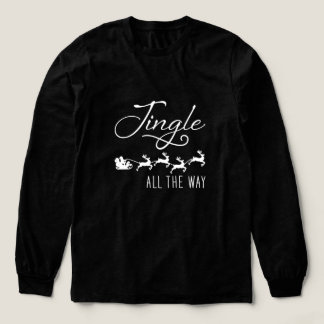 Kerstmis Zing Weg Met Kerst Zwart Tri-Blend Shirt