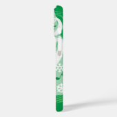 Kerstmis, zingende en dansende kerstman Case-Mate iPhone case (Achterkant / Links)