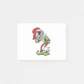 Kerstmis Zombie Elf Met Kwaad Glimlach Post-it® Notes (Voorkant)