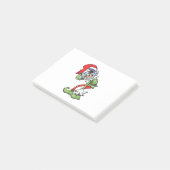 Kerstmis Zombie Elf Met Kwaad Glimlach Post-it® Notes (Schuin)