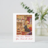 Kerstmis zonder jou voelt zo koud feestdagenkaart (Staand voorkant)