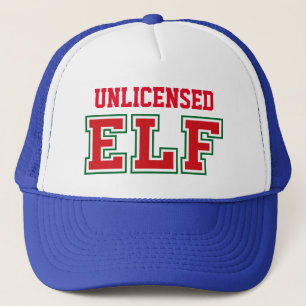 Kerstmis zonder licentie Elf Trucker Pet