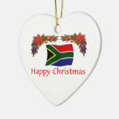 Kerstmis Zuid-Afrika Keramisch Ornament (Links)