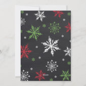 Kerstmis Zwangerschap Aankondiging kerstmis Baby (Achterkant)