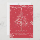 Kerstmis Zwangerschap Aankondiging kerstmis Baby (Voorkant)