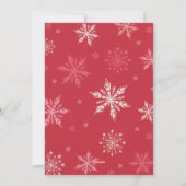 Kerstmis Zwangerschap Aankondiging kerstmis Baby (Achterkant)