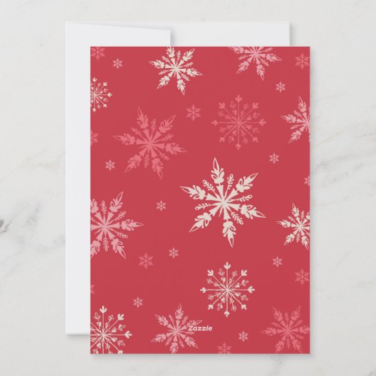 Kerstmis Zwangerschap Aankondiging kerstmis Baby (Achterkant)