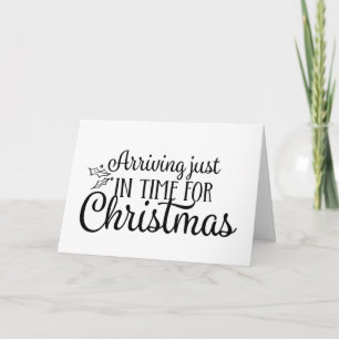 Kerstmis Zwangerschapsaankondiging Baby Verwacht i Kaart