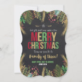 Kerstmis - Zwangerschapsuitkondiging kerstkaart Kaart (Voorkant)